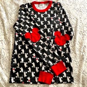 Hanna Andersson Disney Collection Mickey Mouse Elbow Patch Top,EUC, Sz S,Ladies